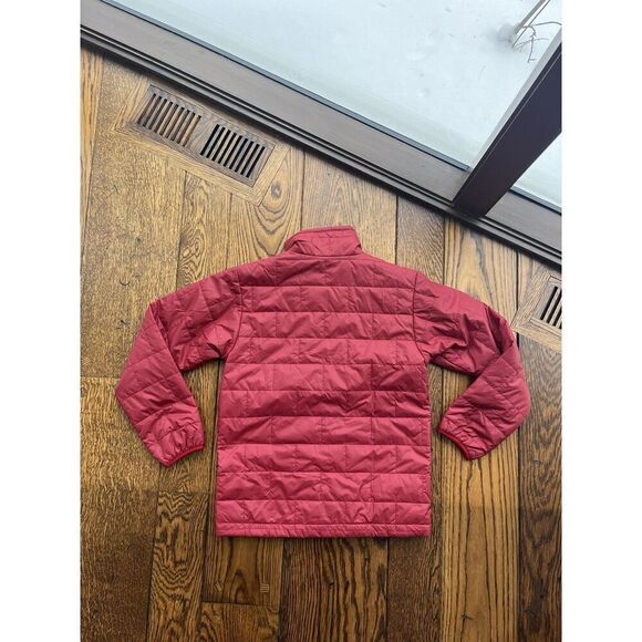Patagonia Kid's Nano Puff Brick Quilt Wax Red Winter Jacket Size Medium (10) - Picture 6 of 6